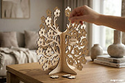 3D Family Tree Stand SVG Bundle, a Decorative Illustration by svgocean (Thumbnail 14 of 14)