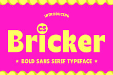 CS Bricker – Bold Font