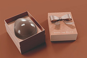 Chocolate Easter Egg Mockup, a Packaging Mockup by skybluecreative (Thumbnail 2 of 3)