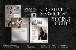 Creative Services Pricing Guide