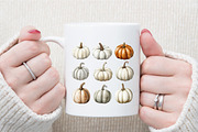 Watercolor Neutral Autumn Clipart Bu, an Illustration by Sublimation Artist (Thumbnail 5 of 6)