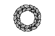 Leaf Laurel Wreath Frame Bundle, an Illustration by Gaye Art (Thumbnail 12 of 51)