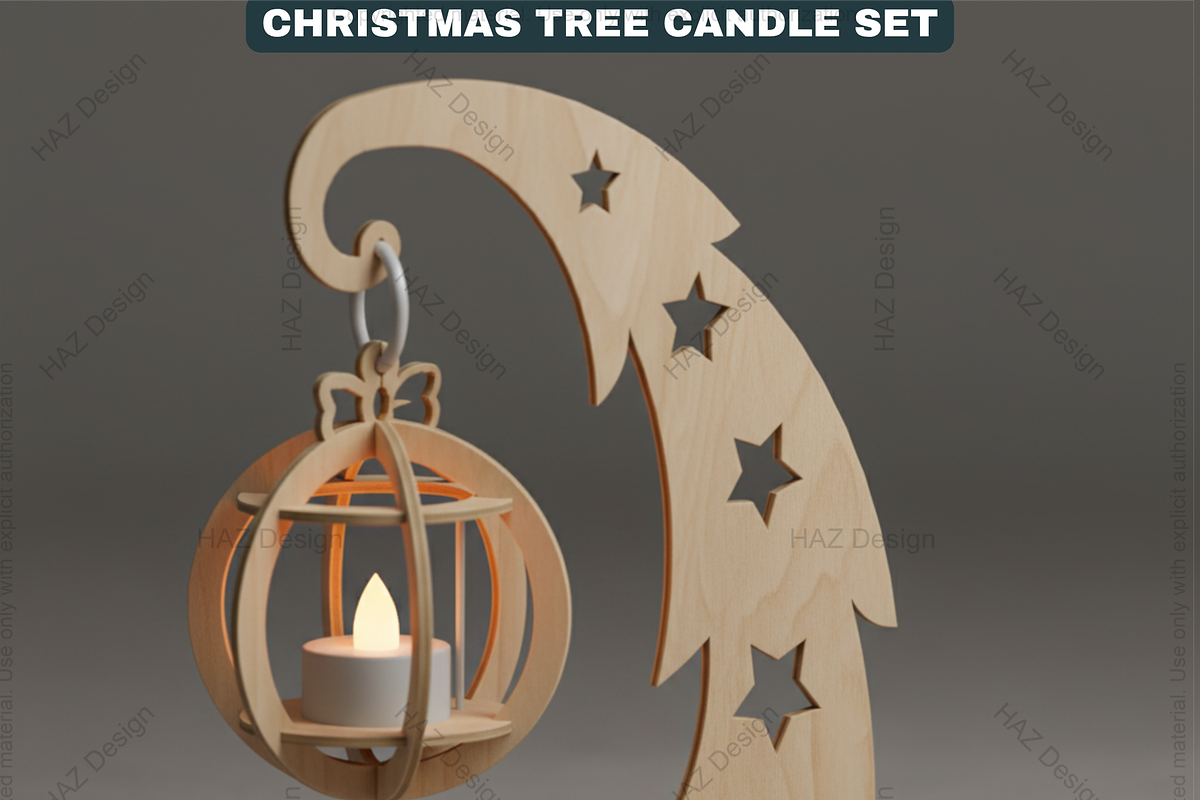 Christmas Tree Candle Holder Ornamen, a Templates & Theme by AtacanDigital (Photo 23 of 26)