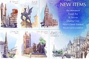 Spring Vibes of London, a Person Illustration by AntonPix Studio (Thumbnail 2 of 10)