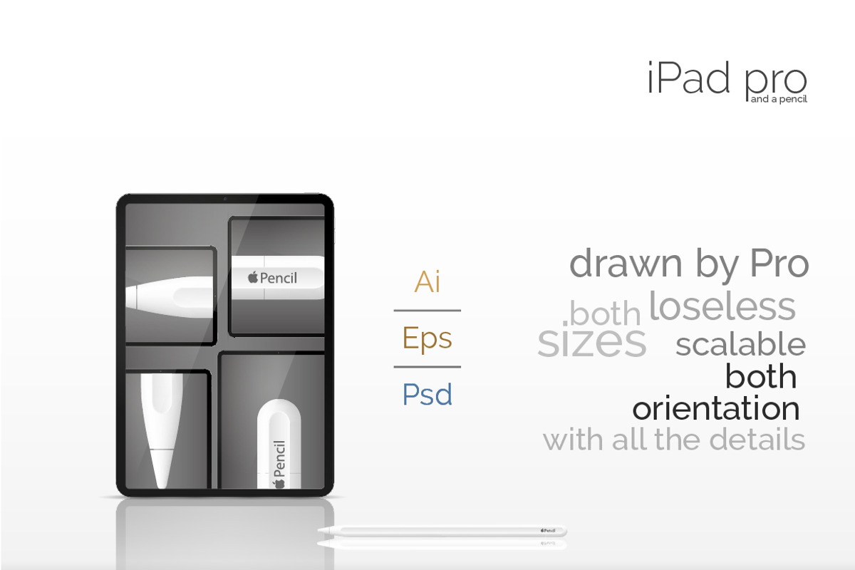 NEW Apple iPad Pro mock up! (PSD+AI), an iPhone Mockup by voin_Sveta (Photo 10 of 12)