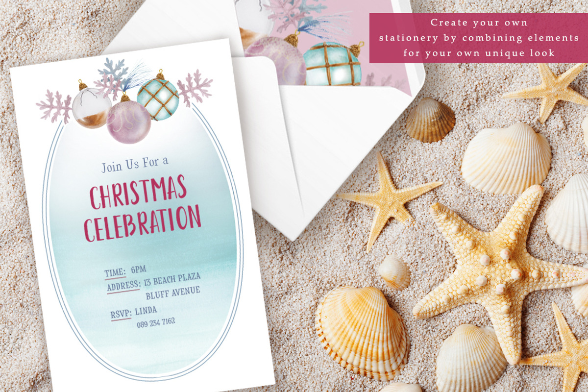 Seaside Christmas, an Illustration by Dana Designs (Photo 6 of 7)
