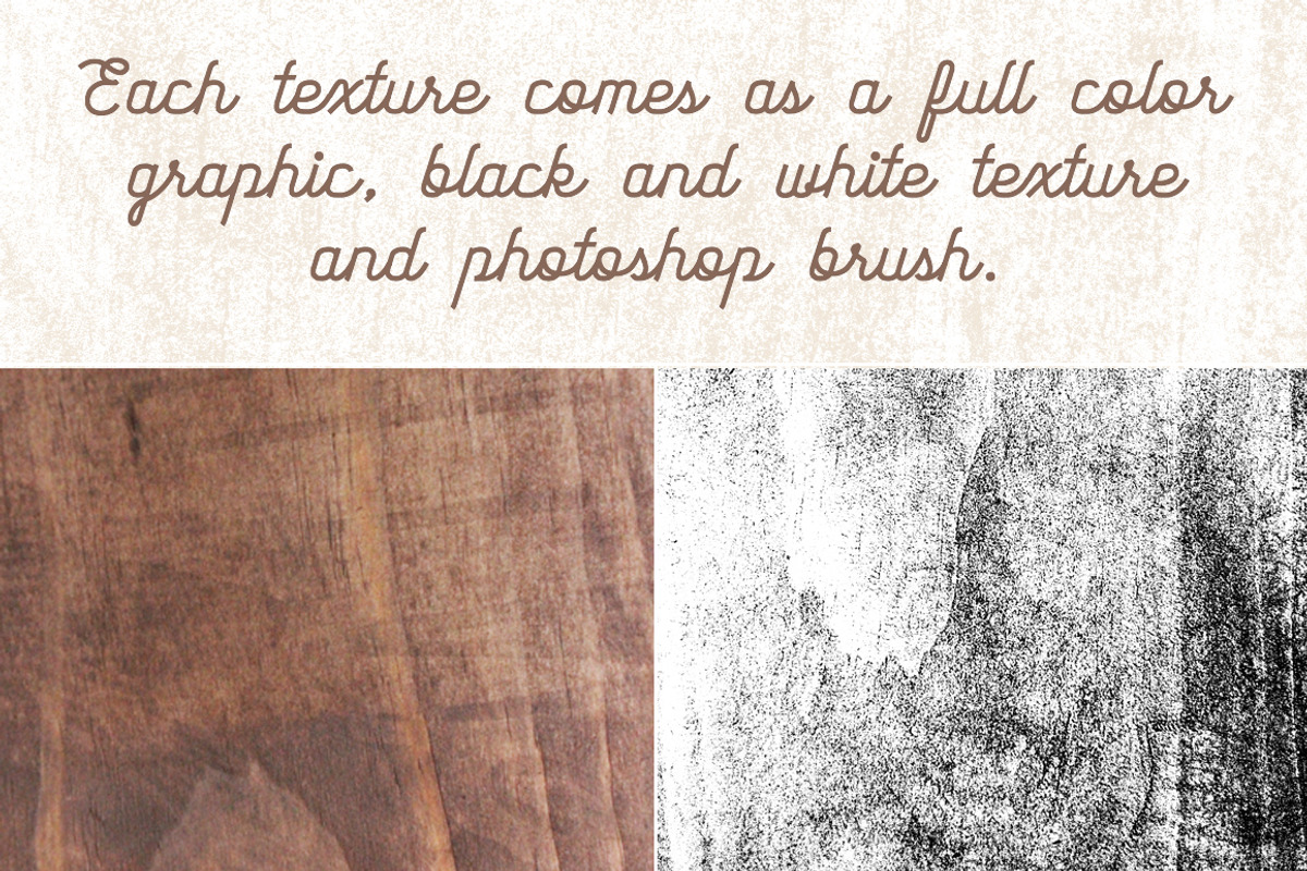 50 Walnut Wood Textures & Brushes preview 5