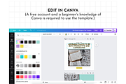 Instagram Template Yellow Canva, a Social Media Template by ltsdesigns (Thumbnail 4 of 4)