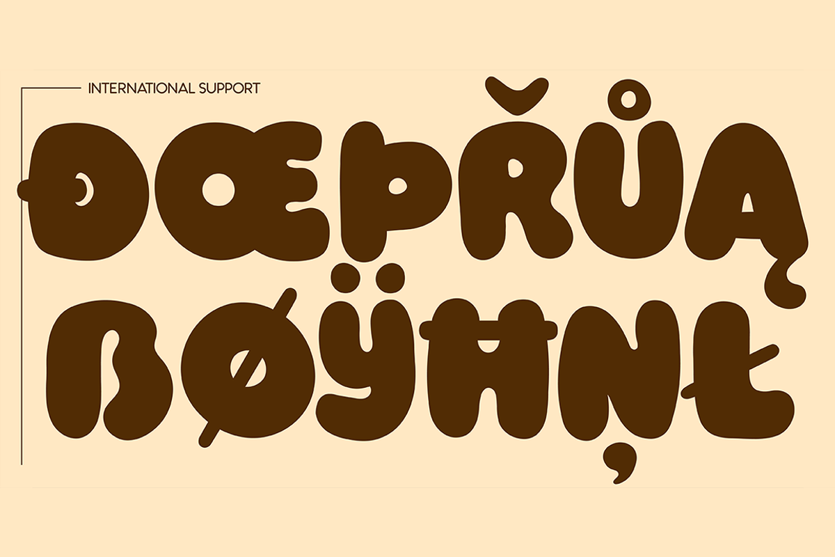 Jumbalo, a Sans Serif Font by Sharkshock (Photo 4 of 5)