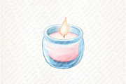 Spa Watercolor Clipart, an Illustration by Watercolor design (Thumbnail 8 of 12)