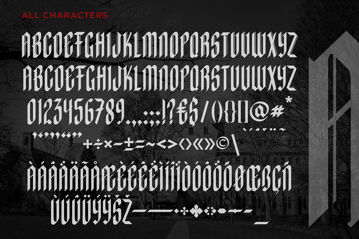 Adelberti | Modern Blackletter, a Blackletter Font by Fresh Design Elements (Photo 3 of 4)