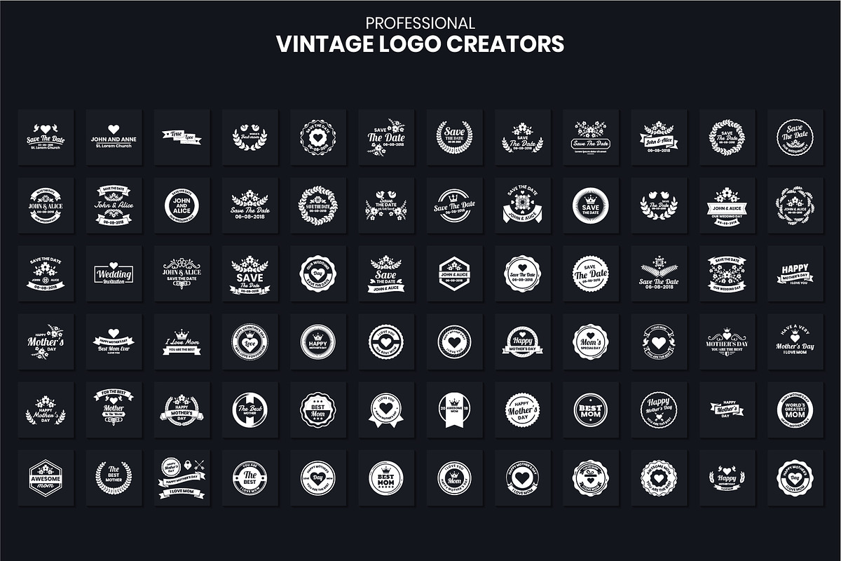 1046 Vintage Logo Creators, a Branding & Logo Template by Toonsteb (Photo 14 of 22)