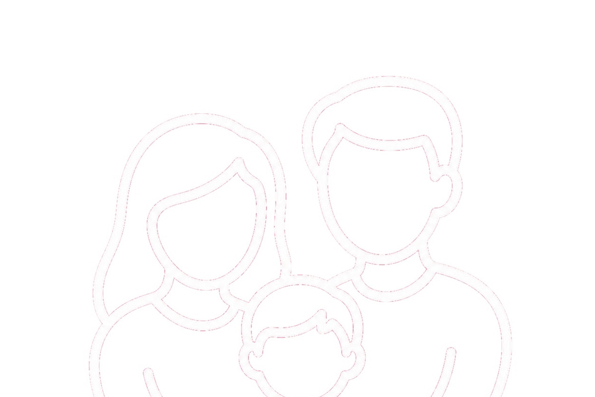 Family outline icon with parents and, a Person Illustration by ZinetroN (Photo 3 of 3)