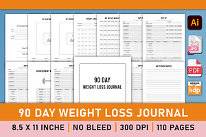 Editable 90 Day Weight Loss Journal