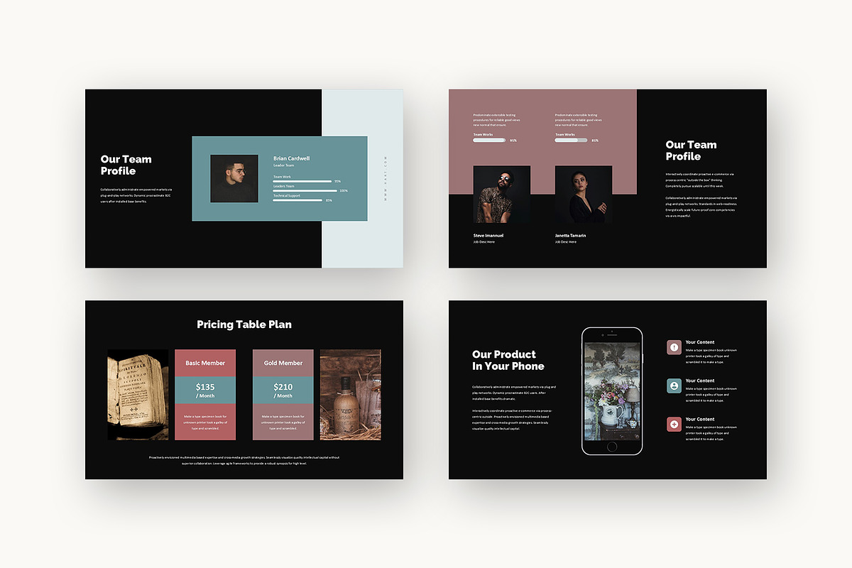Hart : Heritage Brand Google Slides, a Presentation Template by Punkl Camp (Photo 12 of 16)