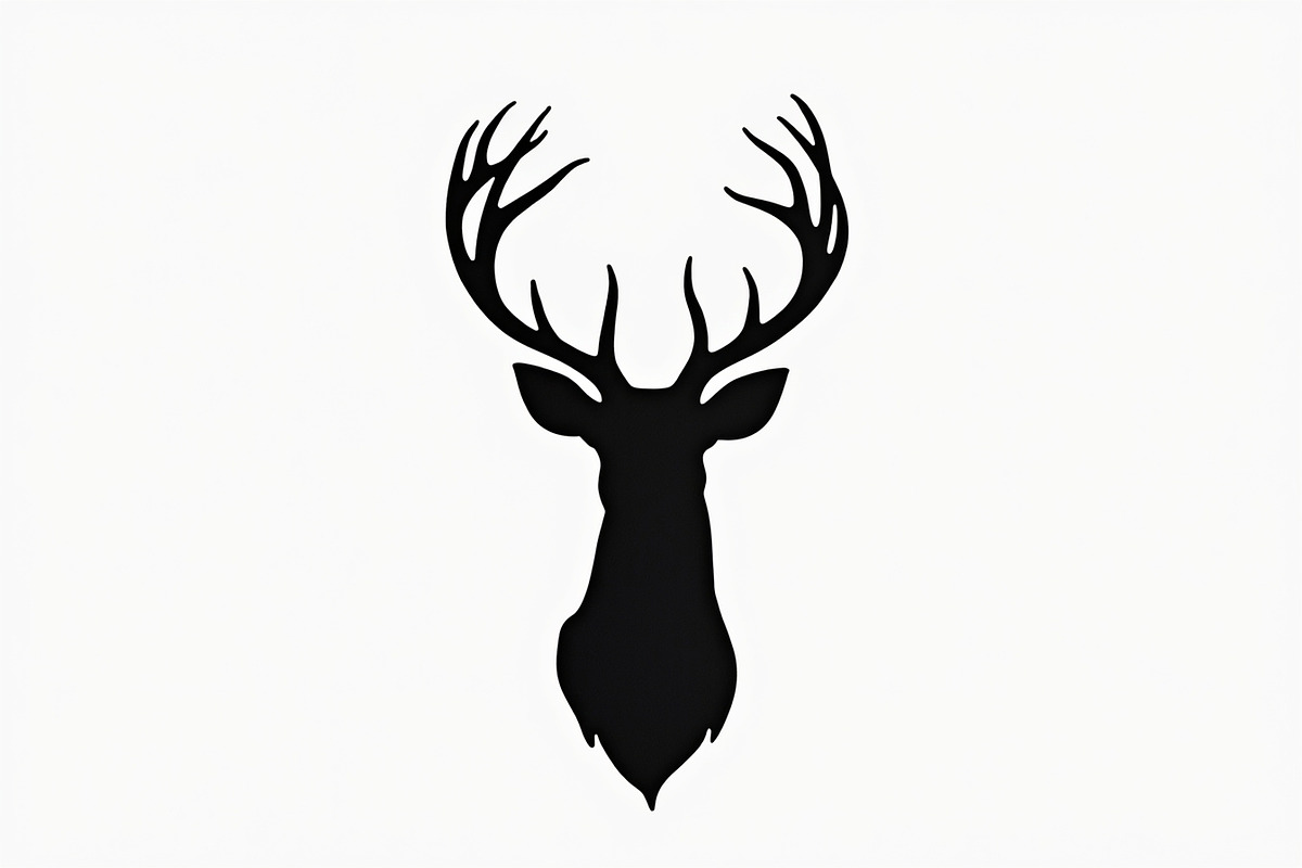 Deer Head Silhouette Vector Bundle,, an Illustration by Amazin_art (Photo 10 of 19)