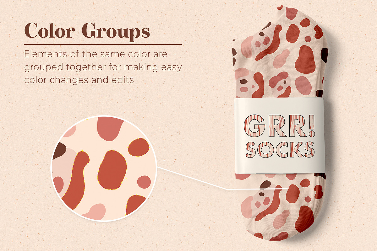 Animal Print - Rosy Palette, a Pattern Graphic by Megs Lang (Photo 5 of 10)