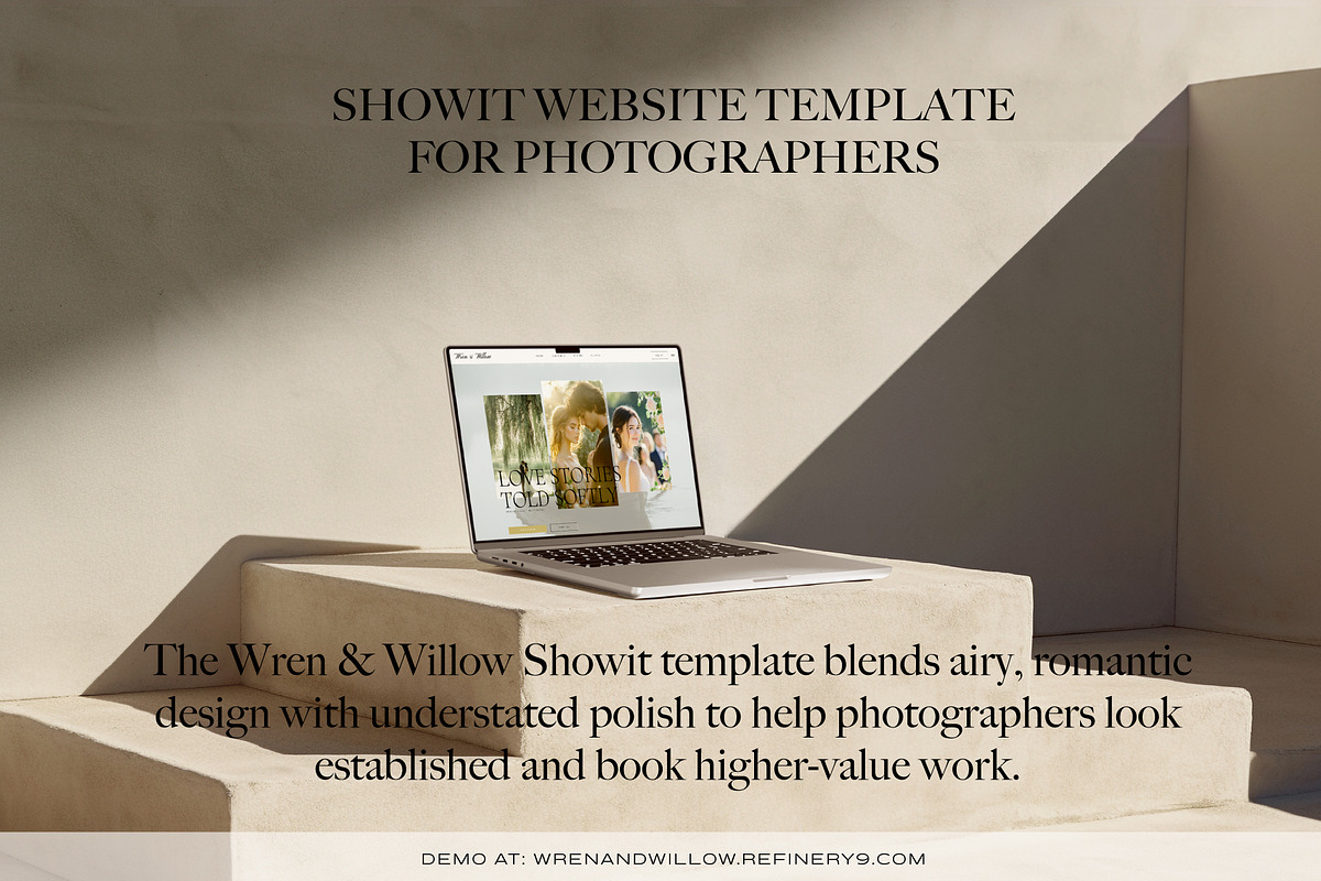 Wren & Willow | Showit Template, an App Template by Refinery Nine Co. (Photo 2 of 7)
