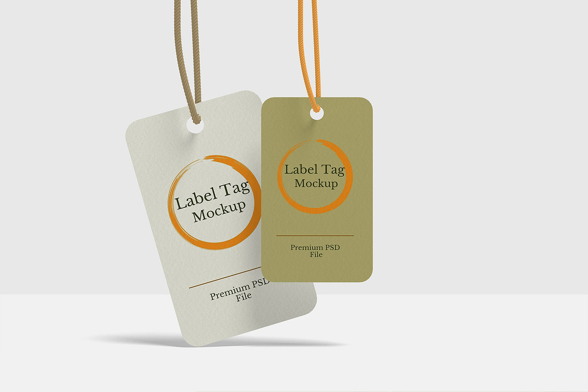 Label Tag Mockup, a Packaging Mockup by zuhraabdullah | Creative Market