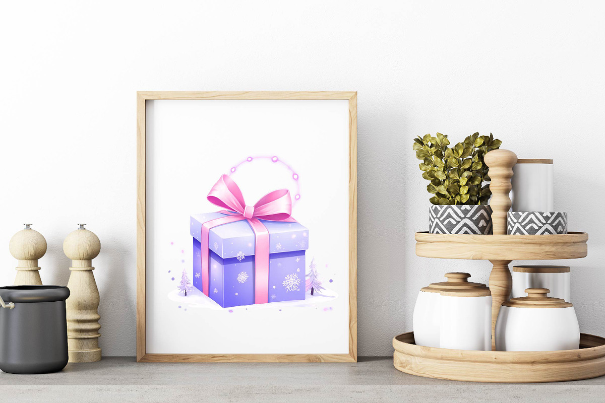 Christmas Gift Box Clipart -2, an Illustration by Wow Magic (Photo 4 of 4)