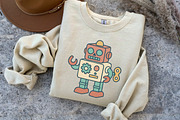 Retro Toy Robots Clipart & Posters, an Object Graphic by Blynn Pippen (Thumbnail 6 of 23)