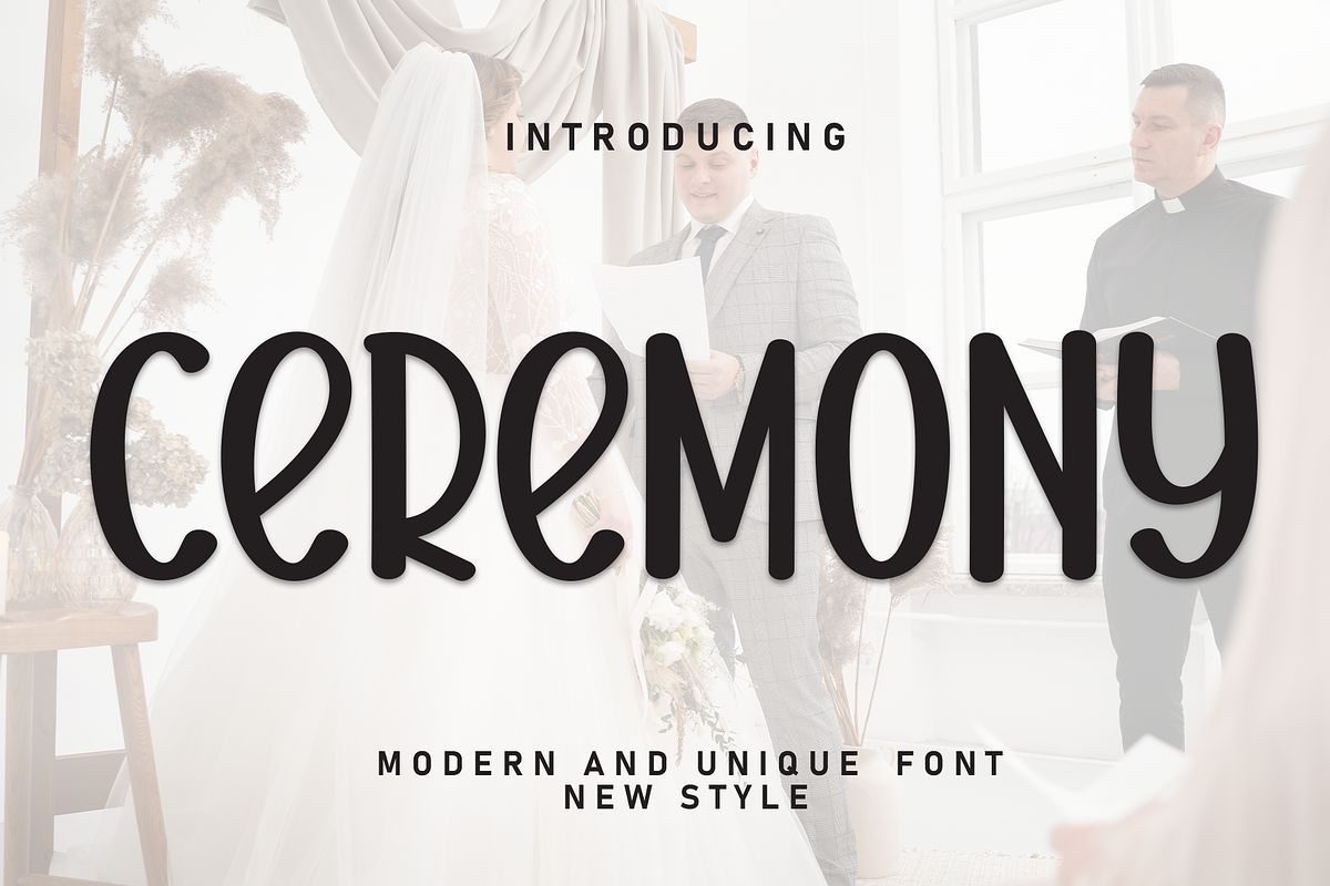 Ceremony | Script Font, a Script Font by Scratchones (Photo 1 of 8)