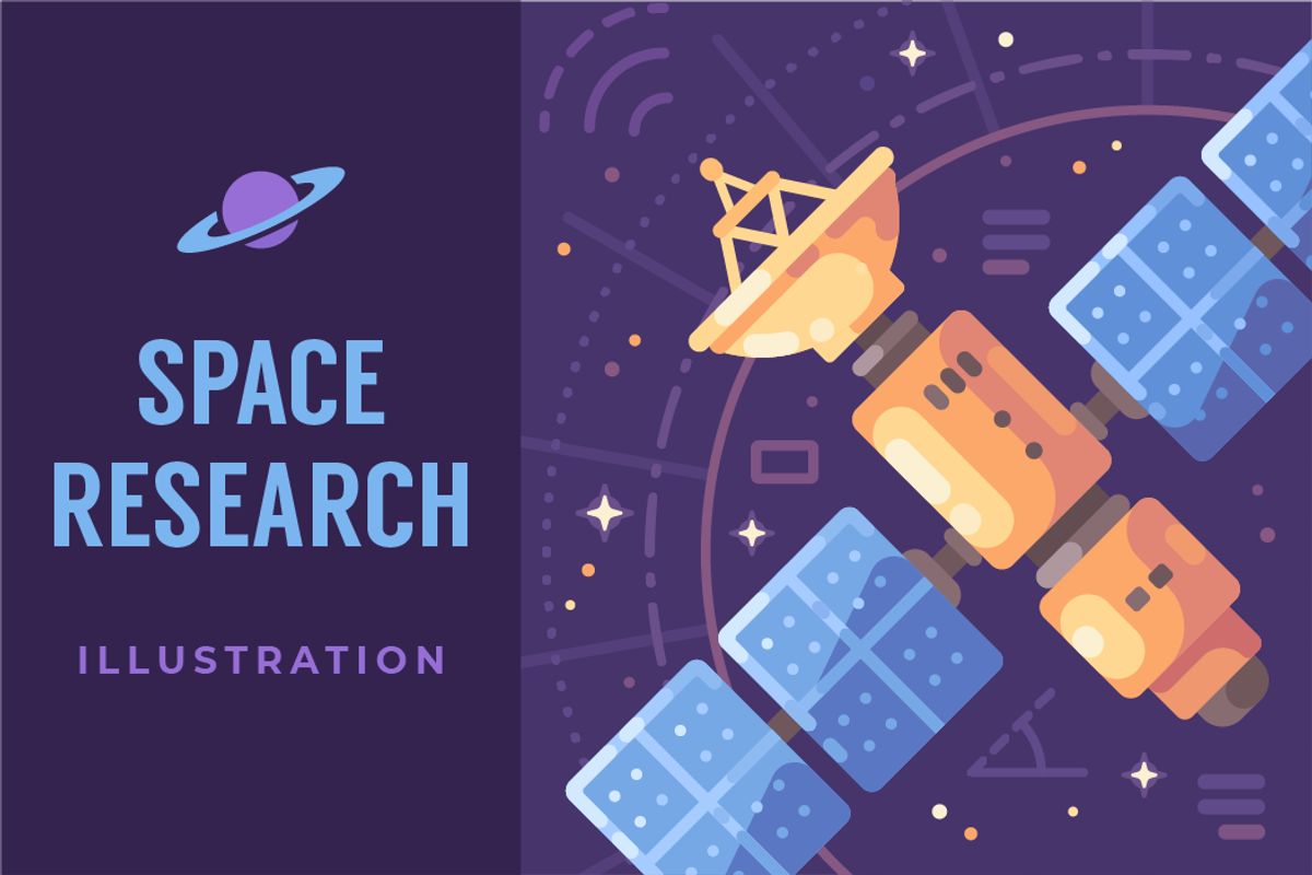 Space research, a Technology Illustration by Ivan Dubovik (Photo 1 of 2)