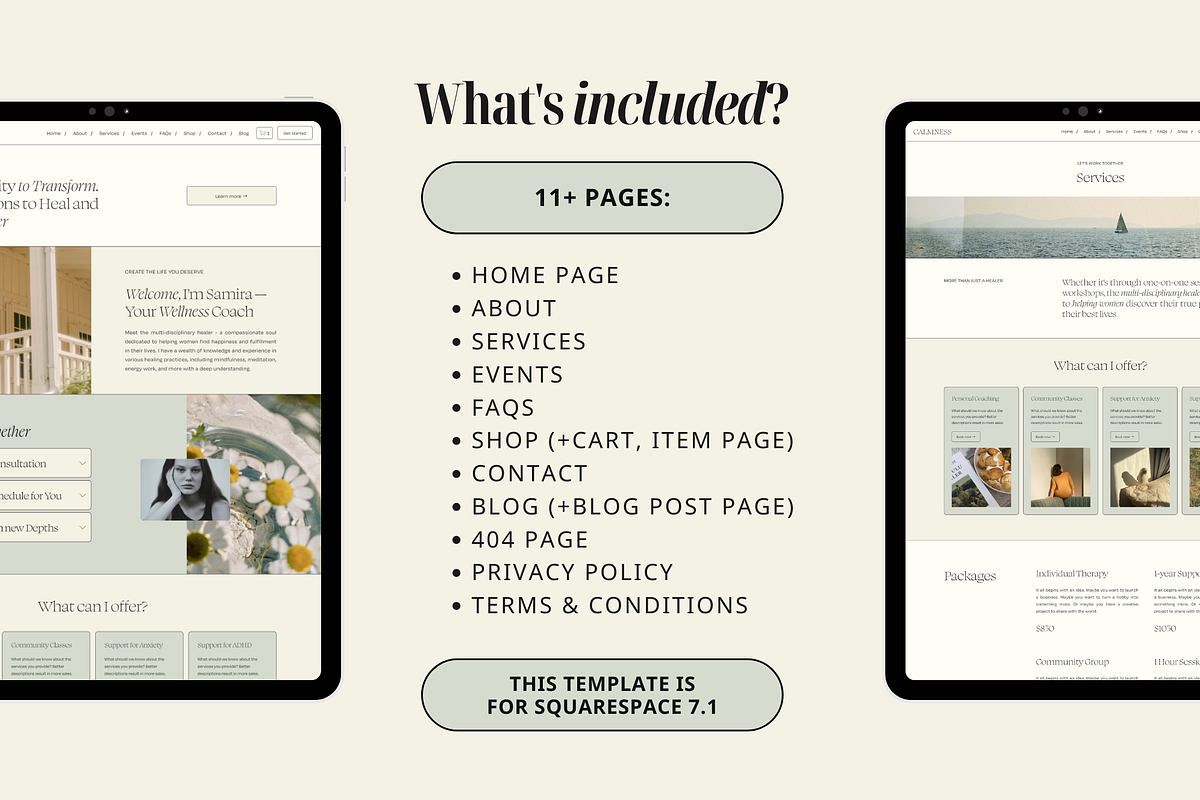 Counselor Squarespace Template, a Squarespace Template by Eden Origin Studio (Photo 4 of 11)