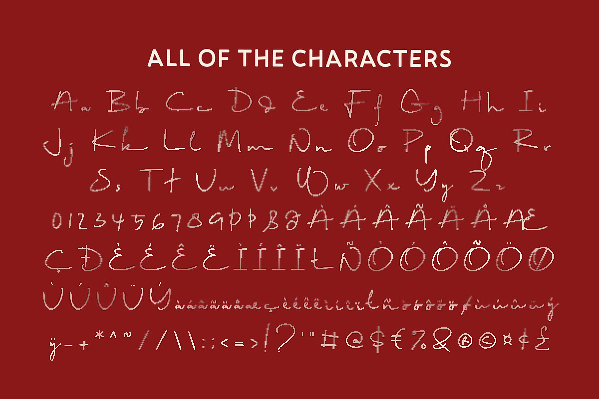 CS Wardine Disco, a Script Font by Craft Supply Co. (Photo 8 of 8)