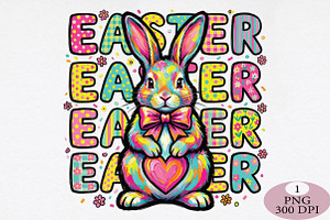 Easter Bunny Png, an Illustration by Daily.Designs