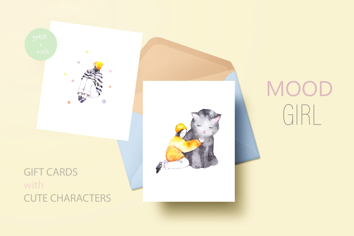 Mood girl, an Animal Illustration by Knysh Ksenya (Photo 6 of 7)