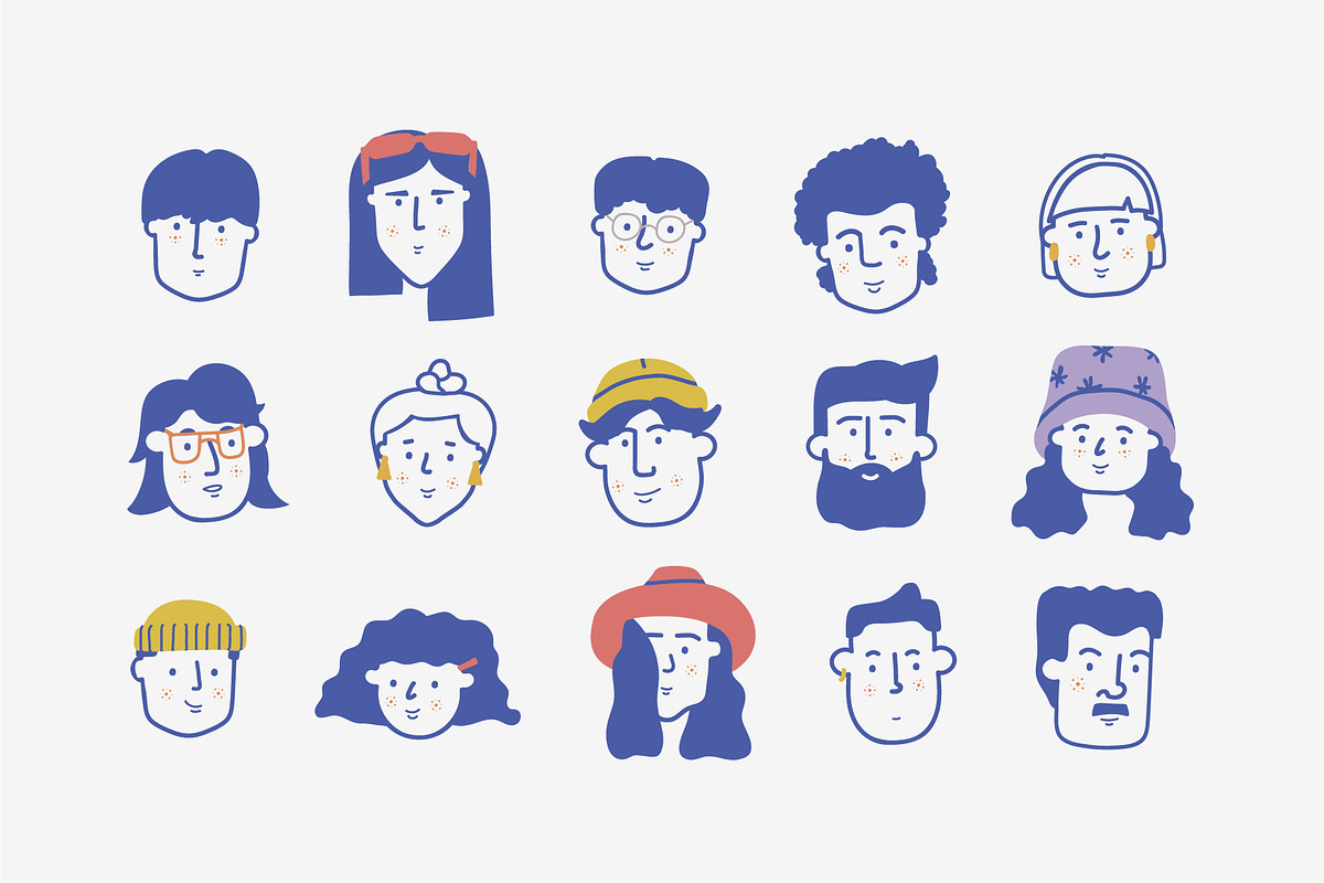 People like you. Faces icons, an Object Graphic by My.Ordinarty (Photo 2 of 11)