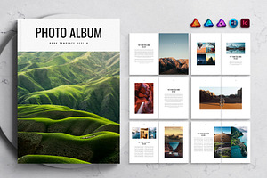 Photo Album Book Template, a Magazine Template by DesignCrest