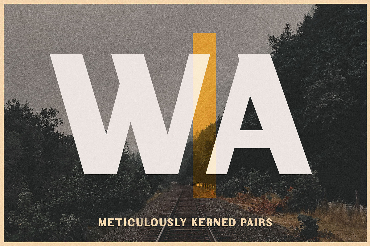 Riverwest Vintage Industrial Font, a Sans Serif Font by Parker Creative (Photo 8 of 10)