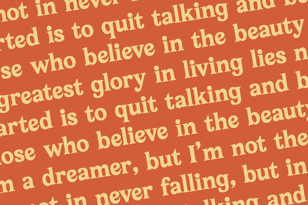 Bailey Retora Groovy Retro Serif, a Serif Font by timelesstype.co (Photo 17 of 20)