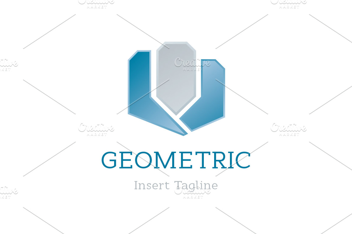 Geometric Logo, a Branding & Logo Template by Demograph™ (Photo 2 of 5)