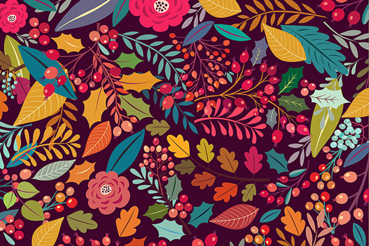 Autumn bloom, a Decorative Illustration by MoleskoStudio (Photo 7 of 14)