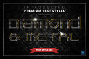 Diamond & Metal #3 - 18 Text Styles, a Layer Style Add-On by Jonas Stensgaard (Thumbnail 10 of 21)