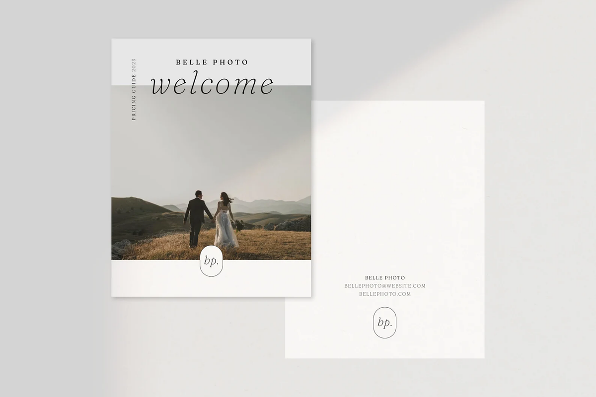Wedding Photographer Welcome Guide, a Marketing Template by frommakertomaker (Photo 3 of 9)