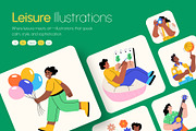 Leisure Illustration Art Set, a Sport Illustration by Creative Stall (Thumbnail 1 of 9)