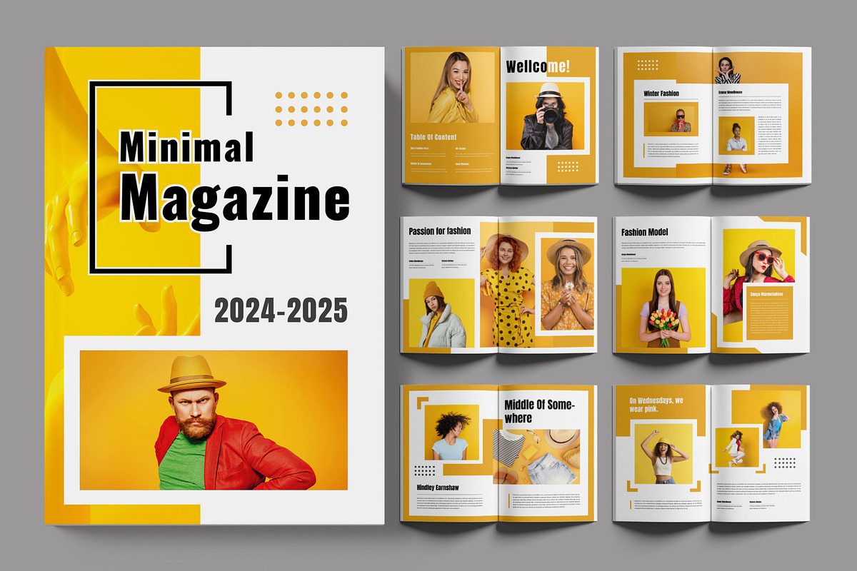 Fashion Magazine Template, a Magazine Template by ContestDesign (Photo 1 of 4)