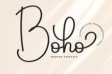 Boho | Script Font