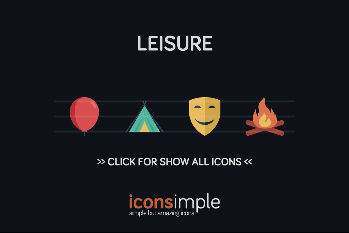 iconsimple: leisure, an Icon by Pixan Graphics