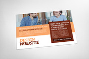 Website Design Business Postcard, a Card Template by graphicforest (Thumbnail 3 of 3)
