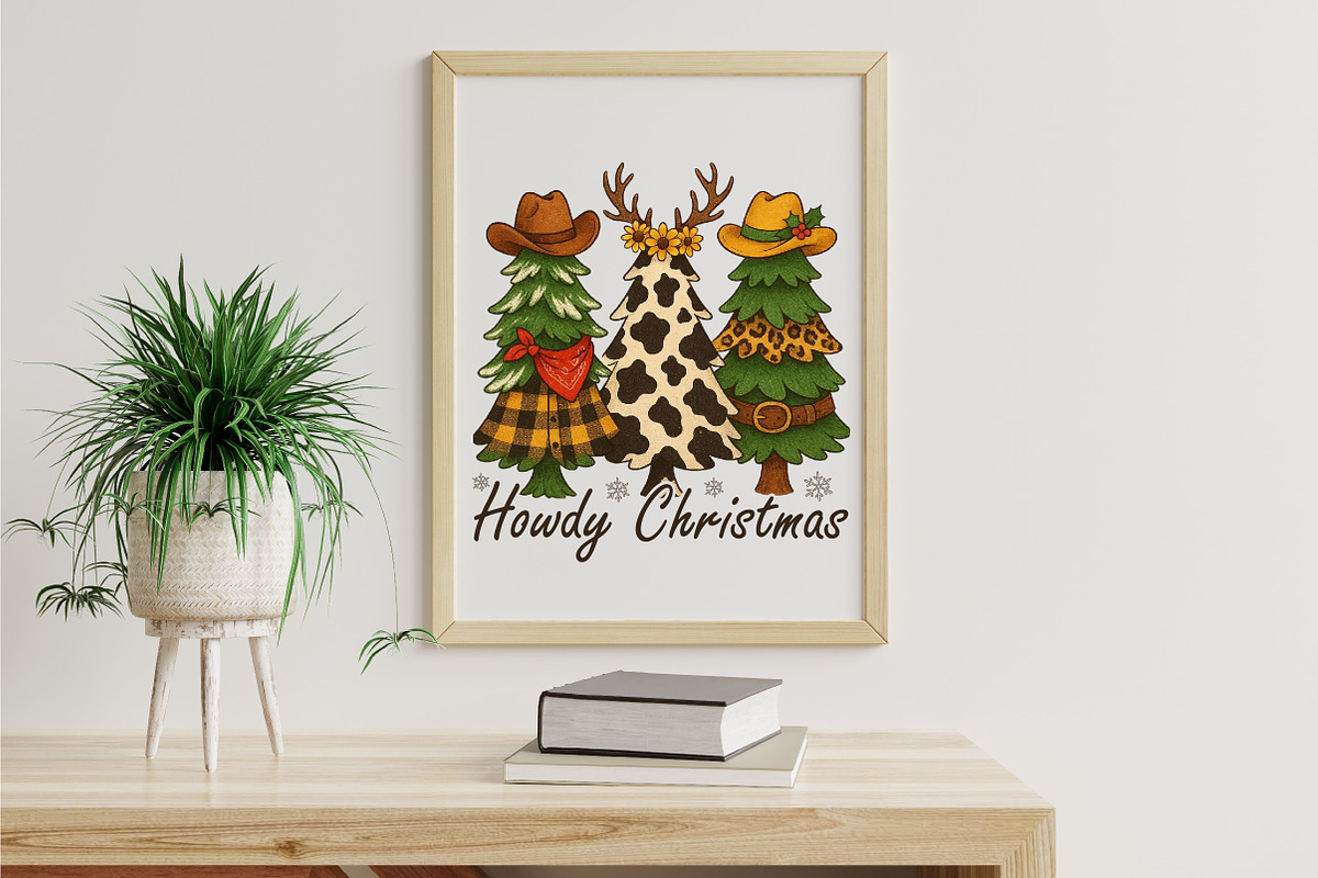 Howdy Christmas Png, Western Christm, an Illustration by Libby Wishes (Photo 5 of 6)