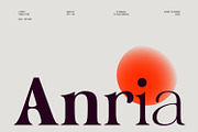 Anria Typeface, a Serif Font by Khoir (Thumbnail 1 of 12)