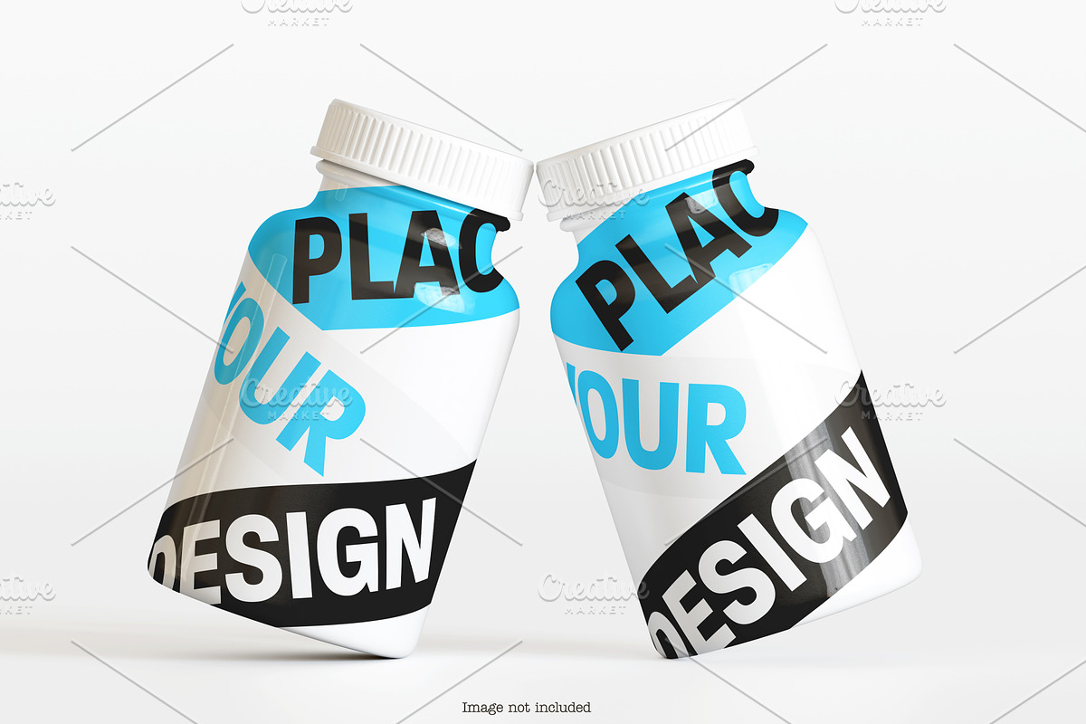 Pills Bottle Mockup Bundles, a Packaging Mockup by Ambo Ampeng (Photo 14 of 26)