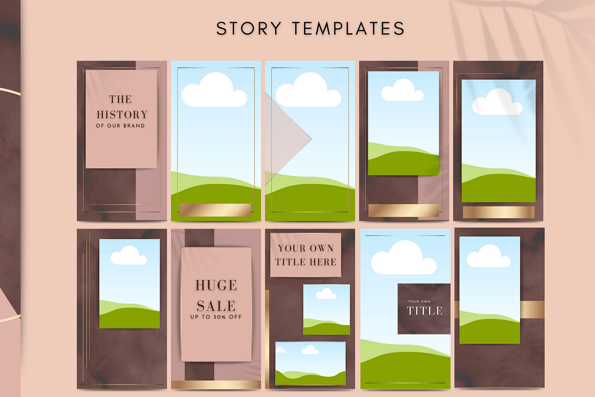 Brown Instagram Template for Canva, a Social Media Template by Innova Studio (Photo 3 of 8)