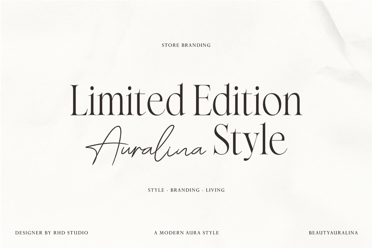 Asteral Classic Font Duo, a Script Font by StudioRhd (Photo 3 of 11)