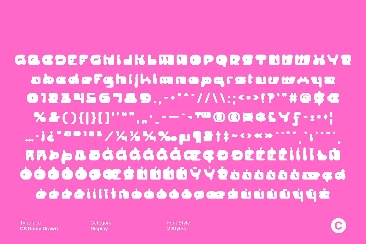 CS Doma Drawn, a Sans Serif Font by Craft Supply Co. (Photo 8 of 8)